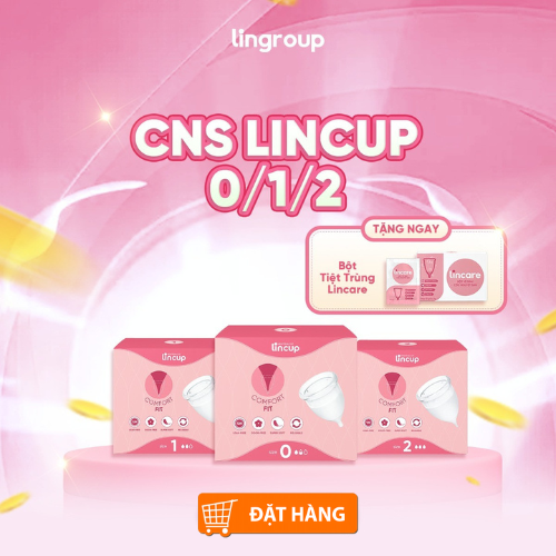 Cốc nguyệt san Lincup khuyến mãi