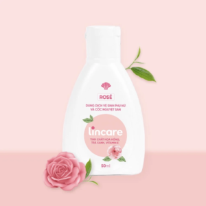 Dung dịch vệ sinh phụ nữ và cốc nguyệt san Lincare Rose