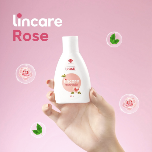 Dung dịch vệ sinh phụ nữ và cốc nguyệt san Lincare Rose